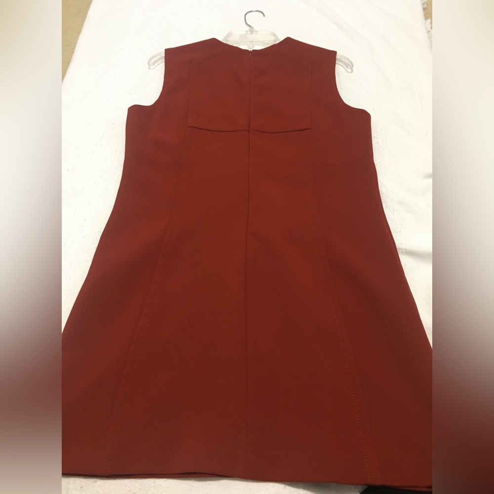 ZARA Rust Mini Dress - Picture 5 of 11